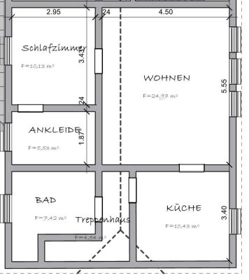 Erstbezug nach Sanierung: Schöne 2,5-Raum-Wohnung in Süpplingen