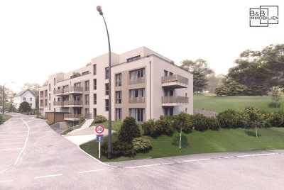 B & B Immobilien: moderne, 3-Zimmer-Neubauwohnung mit Balkon in Pluwig zu verkaufen
