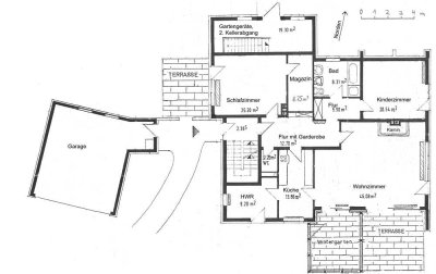 Großzügige 3-Zimmer-Erdgeschloss-Whg (in freist. 2-Fam-Haus) für Gartenfreunde in  Mastbruchsiedlung