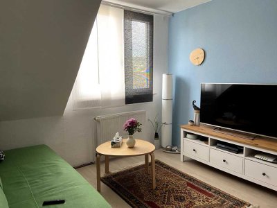 Uninahe, gepflegte 2‑Zimmer DG-Wohnung in Wuppertal-Elberfeld