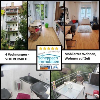 Kapitalanlage - 4 Parteien/10 Zimmer - "Möbliertes Wohnen / Wohnen auf Zeit" - 56.080€ p.a.