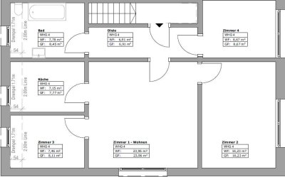 wunderschöne Dachgeschoss-Wohnung