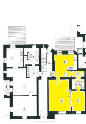 Stilvoll sanierter Altbau mit großer Wohnküche & Gartennutzung nahe Schlosspark