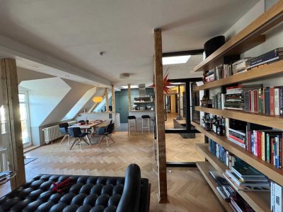 Luxuriöses 4-Zimmer Penthouse mit Balkon in Leipzig Zentrum-Nordwest, voll möbliert und ausgestattet