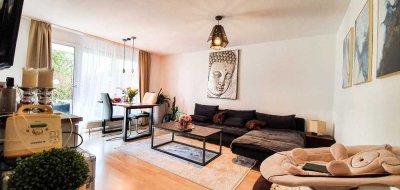 Erdgeschosswohnung mit Terrasse und Garten in Ortsrandlage