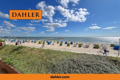 Meerblick-Ferienwohnung direkt am Strand + Tiefgaragenstellplatz