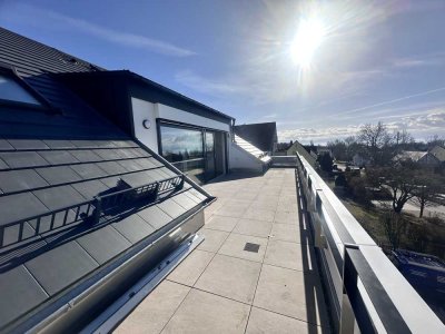 Exklusives 4,5 Zimmer-Penthouse mit herrlicher Seesicht in Friedrichshafen-Manzell