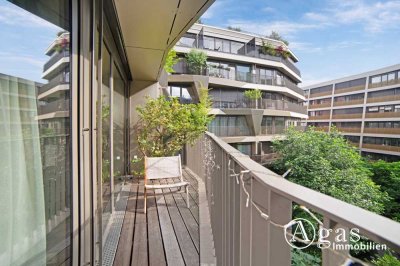 SOFORT EINZIEHEN! Voll möblierte 2 Zimmer Wohnung mit Gartenblick auf ca. 41 m² in Mitte!