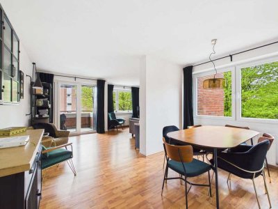 Ankommen und wohlfühlen: Moderne 3 Zimmer Wohnung mit Balkon und Garten