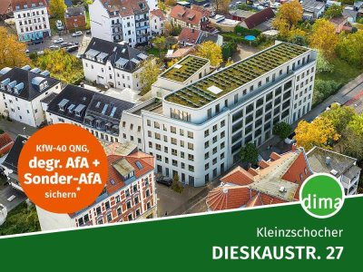 KfW-40-Neubau mit QNG am Volkspark! Traum-Penthouse mit Mega-Ausblick, riesiger Terrasse, HWR u.v.m.