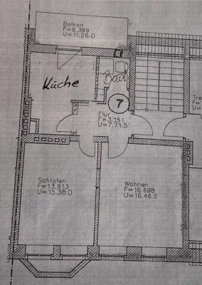 2-Raumwohnung mit BALKON