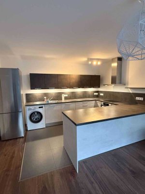 Exklusive teilmöblierte 2-Zimmer-Wohnung (53,88 m²) +  offene Wohnküche + Tiefgarage, HD-Neuenheim