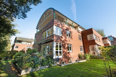 Ihr neues Zuhause mit Blick auf den Alsterlauf