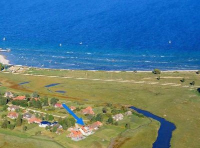 1. Reihe - möbliert - direkt am Naturschutzgebiet -  mit Blick auf die Ostsee und Binnensee