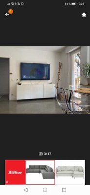 Helle Dachgeschosswohnung mit Dachterrasse im Grünen