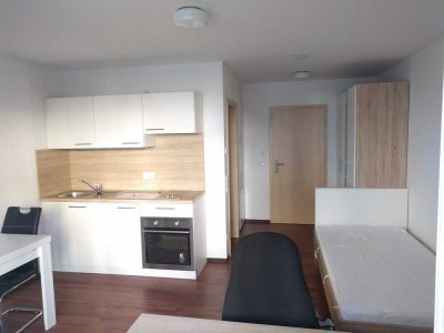 Provisionfrei! Möbliertes Apartment in Studentenwohnanlage. Hinweis beachten!