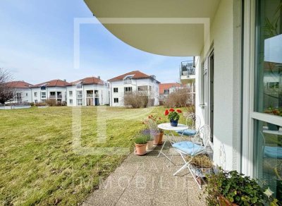 Vermietete 2-Zimmer-Wohnung mit Terrasse, Garten und TG-Stellplatz