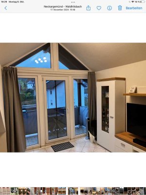 Helle Dachgeschosswohnung in Waldhilsbach