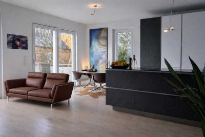 Hochwertige 3-Zimmer-Neubauwohnung (A+) mit Balkon, Aufzug, TG & Design-Einbauküche – Gerolfing