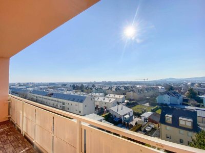 Charmante Loggiawohnung mit Fernblick und Top-Lage nahe der Shopping City Süd
