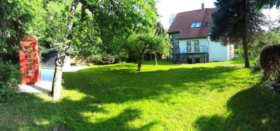 Modernisiertes Einfamilienhaus am Park mit Garten, Aufzug, Sauna und 3 Terrassen - ideal für Expats