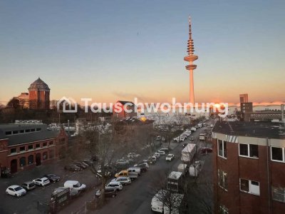 Tauschwohnung: 3 Zi Whg Altbau Schanze gegen Whg mit Garten / Terrasse