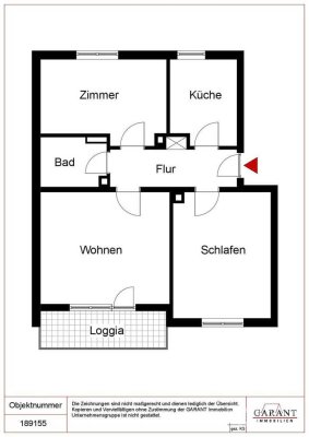 # 3 Zimmer-Wohnung für Kapitalanleger oder Eigennutzer #