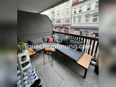 Tauschwohnung: Charmante zwei Zimmer Wohnung mit Terrasse und Balkon