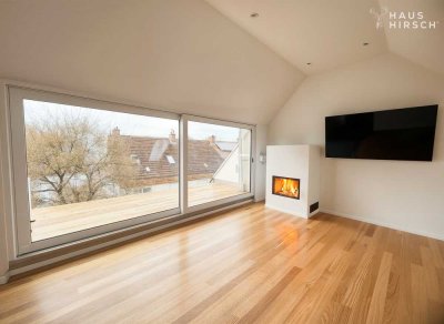 Neubau-Penthouse auf Bestand – luxuriöses Wohnen mit Kamin & Solarpaket