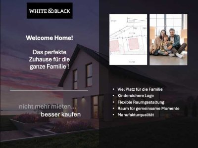 Noch nicht gebaut – aber bald Ihr ganz persönliches Zuhause!