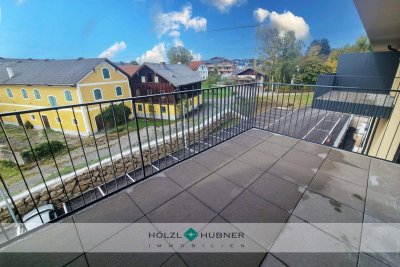 2-Zimmer-Neubauwohnung mit großem Westbalkon