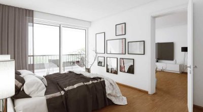 Exklusive 2-Zimmer-Wohnung mit Balkon in Freiburg im Breisgau
