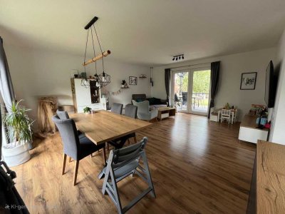 Hochwertige Doppelhaushälfte mit 4 Zimmern, 2 Bädern, Balkon & Garage zu vermieten