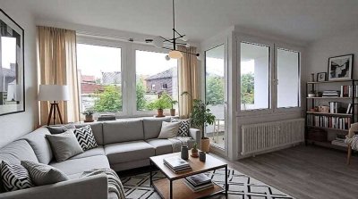 NORDSEELUFT IM ERDGESCHOSS | 3 Zimmer | BALKON | saniert & fertig
