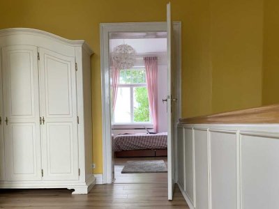 Charmante 3-Zimmer-Altbauwohnung mit Balkon und Gartennutzung in Frankfurt Eschersheim