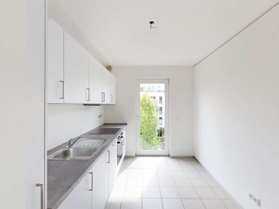 Helle 2-Zimmer-Wohnung inkl. neuer EBK mit Blick ins Grüne!