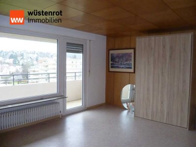 1 Zimmer-Appartment mit kleiner Küche und Badezimmer