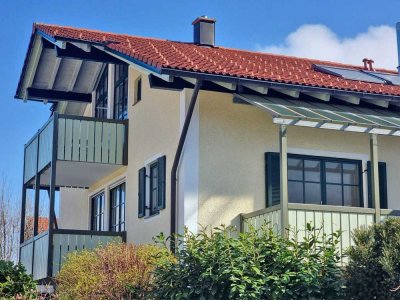 Exklusive Balkonwohnung mit Bergblick und Tiefgarage in Aschau im Chiemgau