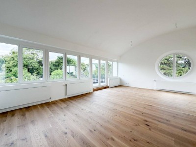 ERSTBEZUG NACH GENERALSANIERUNG: luxuriöse klimatisierte Familien-Maisonette mit 2 Terrassen &amp; 3 Schlafzimmern im Wohnatelier Sievering