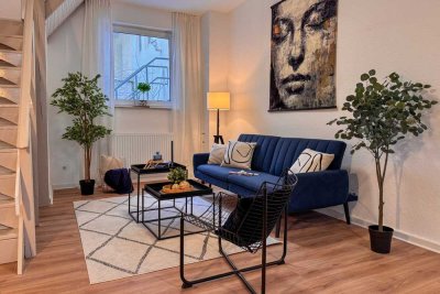 Top gepflegte 3 Zimmer Maisonette-Wohnung mit großen Wohnzimmer & neuem Bad aus 2026 sowie Terrasse