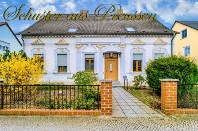 Schuster aus Preussen - Eisenhüttenstadt Fürstenberg - freies Mehrfamilienhaus mit Gewerbe, 3 Gar...