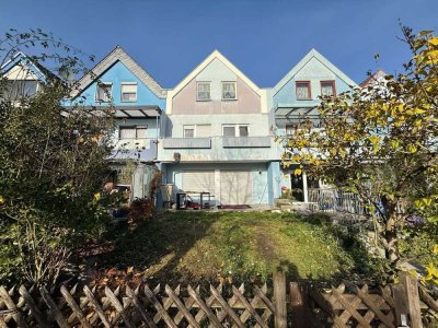 Charmantes Reihenmittelhaus mit Südgarten und TG-Stellplatz in Mannheim-Rheinau