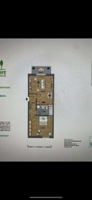 Neubau 2-Zimmerwohnung Nähe Heide mit Balkon und Küche