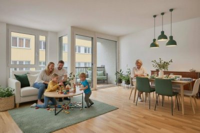 ERSTBEZUG nahe AKH: ca. 80m² Neubauwohnung mit 3 Zimmern, Terrasse &amp; Ruhelage