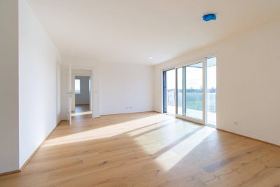 ERSTBEZUG: 4-ZIMMER-WOHNUNG MIT HOCHWERTIGER EINBAUKÜCHE UND SÜDTERRASSE!