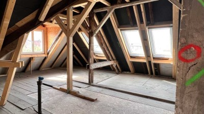 Dachgeschoss Projekt für exklusive Penthouse Maisonette-Eigentumswohnung Am Theodor-Heuss-Platz