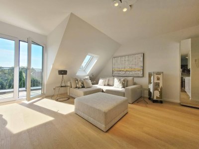 Luxus-Dachgeschoss mit gigantischem Blick