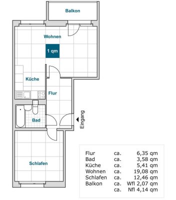 Frisch saniert, fair im Preis, Haus mit Aufzug! Mietvertrag ab 1.10.2025
