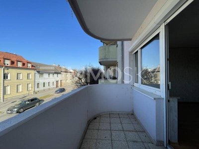 Urban! Balkon und TG-Platz inklusive!