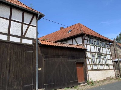 Provisionsfrei! Denkmalgeschütztes Gehöft mit fünf Zimmern in Nordhausen, Nordhausen
